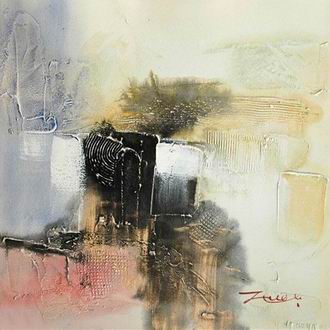 Abstract Color oil painting